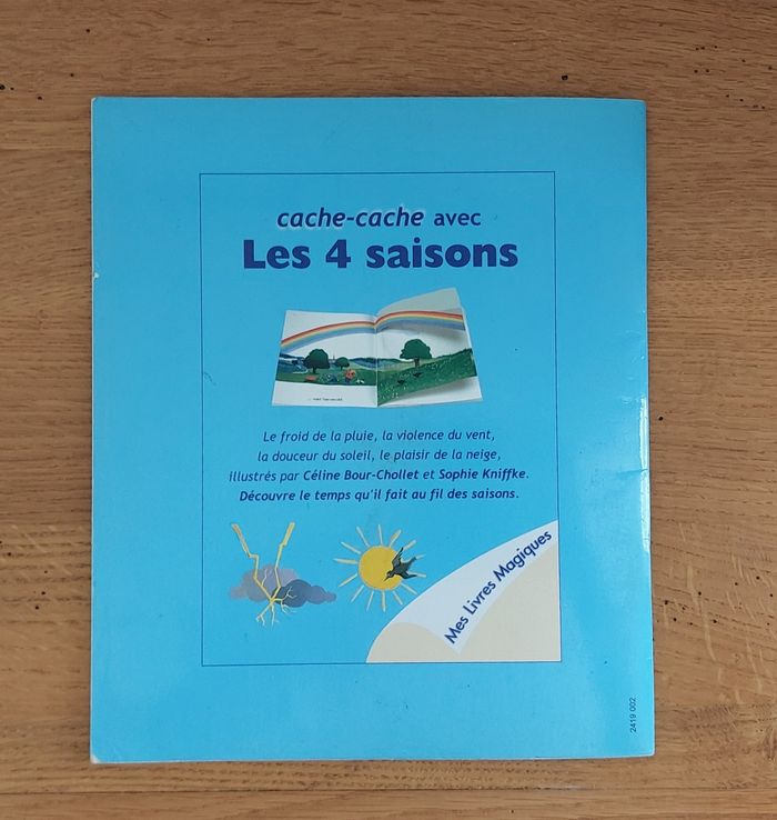Cache cache avec Les 4 saisons - mes livres magiques - photo numéro 6