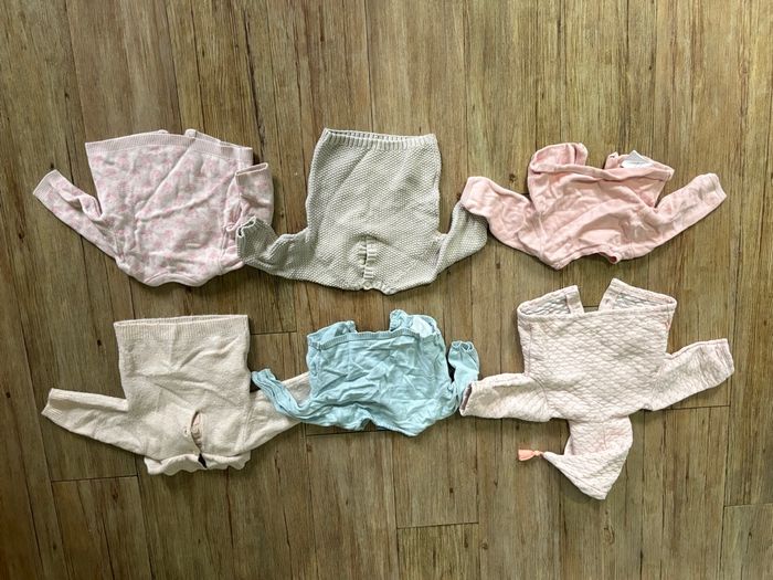 Lot 6 pulls / gilets 3 mois - photo numéro 2