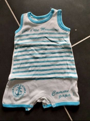 Combishort Olympique de Marseille 3 mois