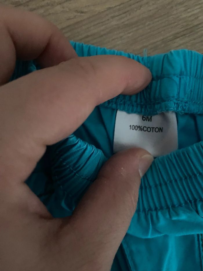 Ensemble été t-shirt manches courtes et short 6 mois - photo numéro 3