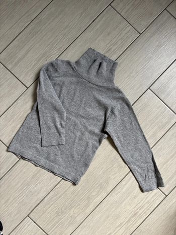 Sous pull gris hiver garçon 4 ans