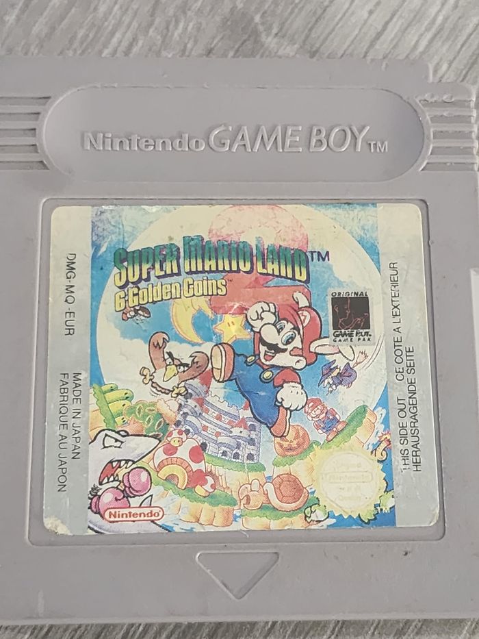 Super Mario Land 2 – Game Boy (DMG-MQF-EUR) cartouche originale - photo numéro 2
