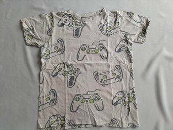💚 T-shirt manches courtes gaming - 13/14 ans (164 cm) - Primark - En bon état 💚
