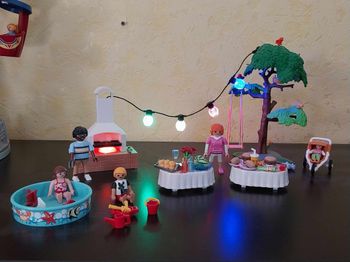 Playmobil Famille et barbecue estival