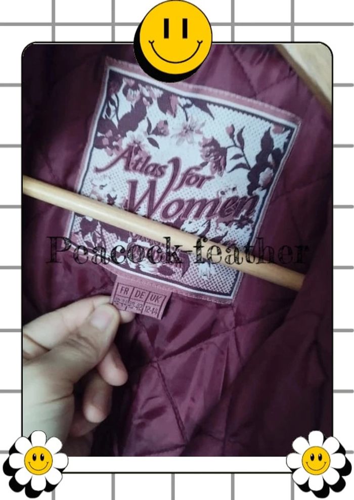 Manteau Parka bordeaux 40/42 atlas - photo numéro 7