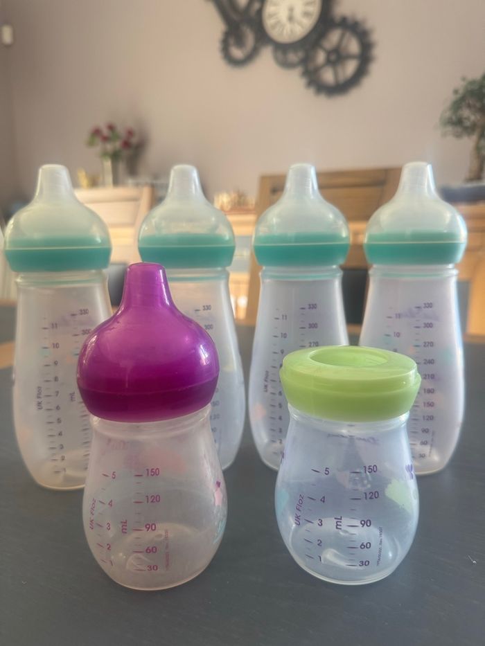 6 Biberons plastiques Luc et Léa - photo numéro 2