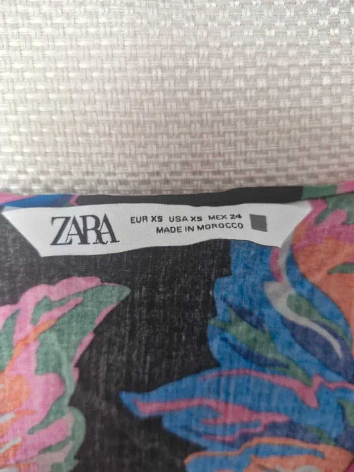 Robe fleuris zara - photo numéro 4