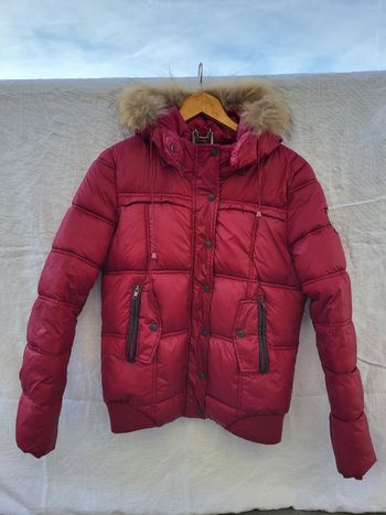 Doudoune rose Kaporal avec fourrure