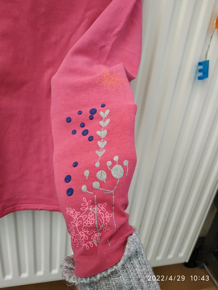 🌸 Sous pull rose fushia 10 ans "Orchestra" - photo numéro 3