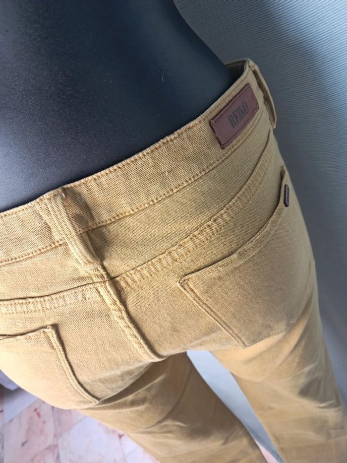 Reiko jean moutarde T.40 en tbe - photo numéro 9