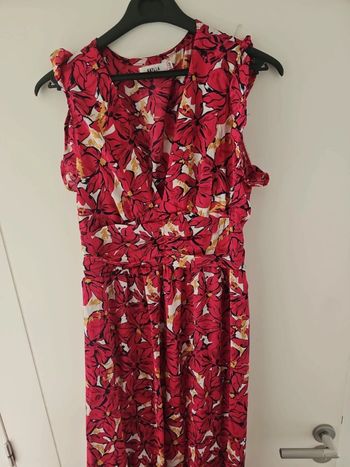Robe longue fuschia 