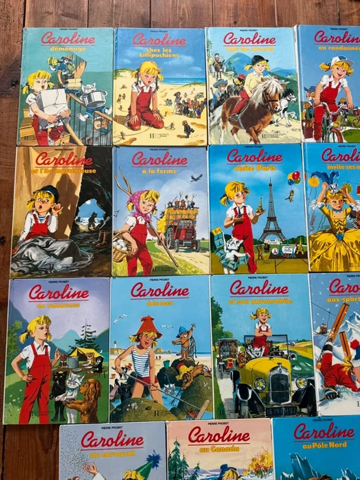 État moyen - Blanc vintage - Lot de 18 livres bd albums Caroline Pierre Probst - photo numéro 4