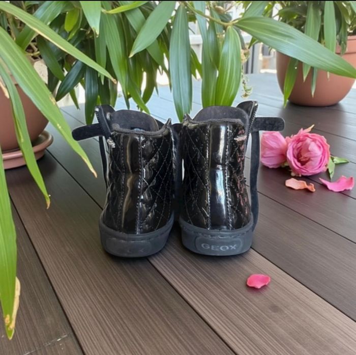 Chaussures semi-hautes Geox T27 – Noir vernis - photo numéro 3