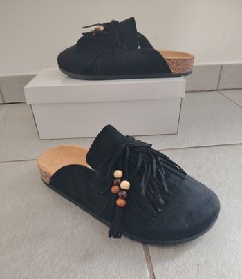 Mules femme 37 noir