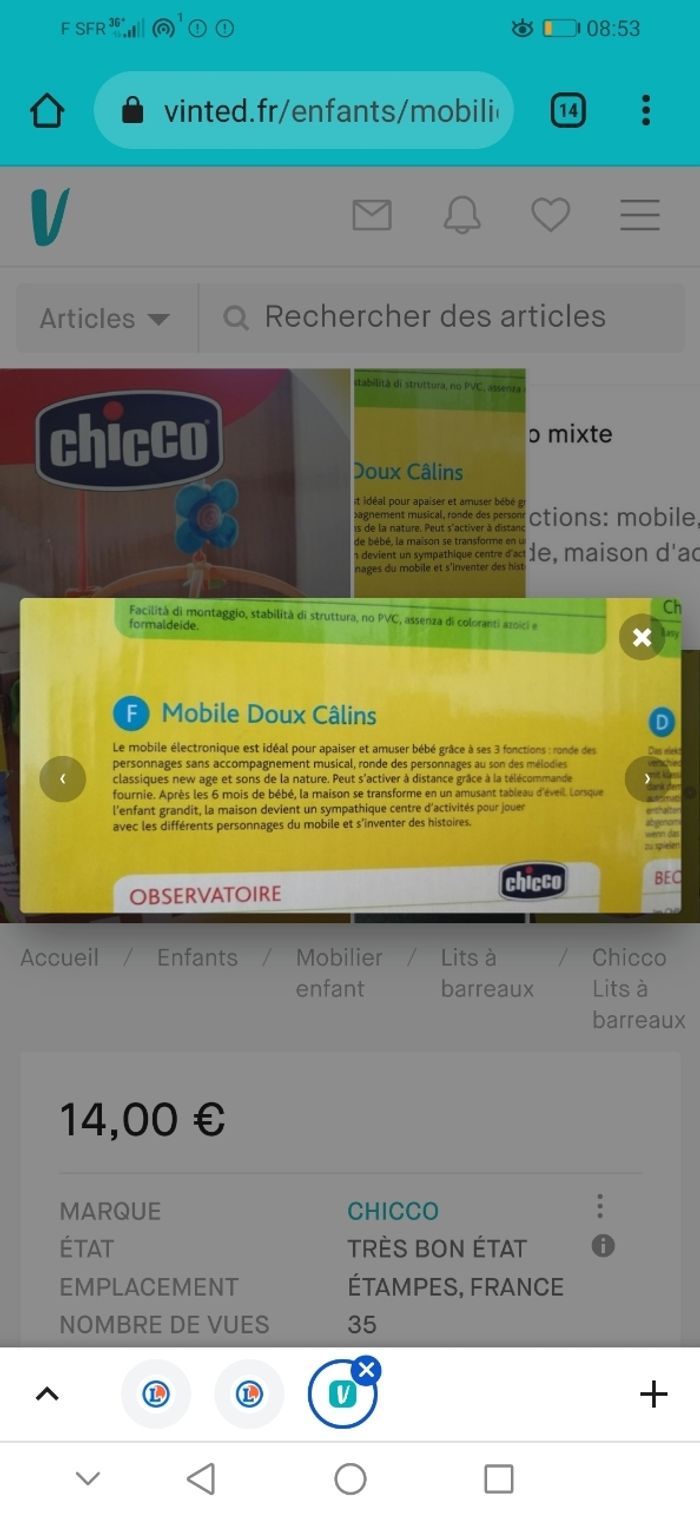 Mobile chicco - photo numéro 3