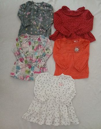 Lot de 4 tuniques 4 ans 