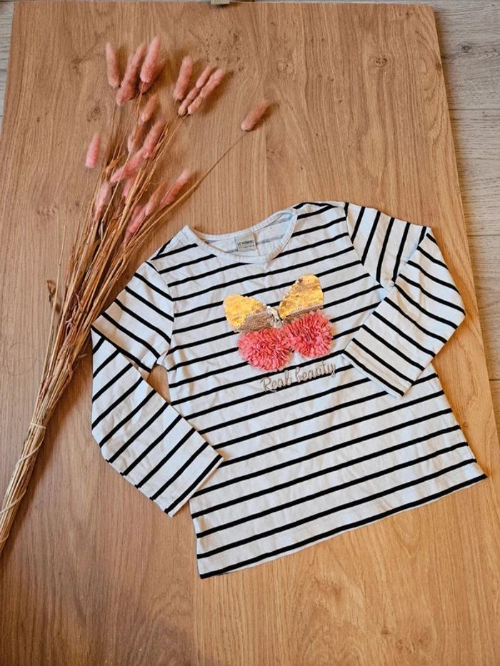 Tee shirt manches longues lc waikiki 4/5 ans