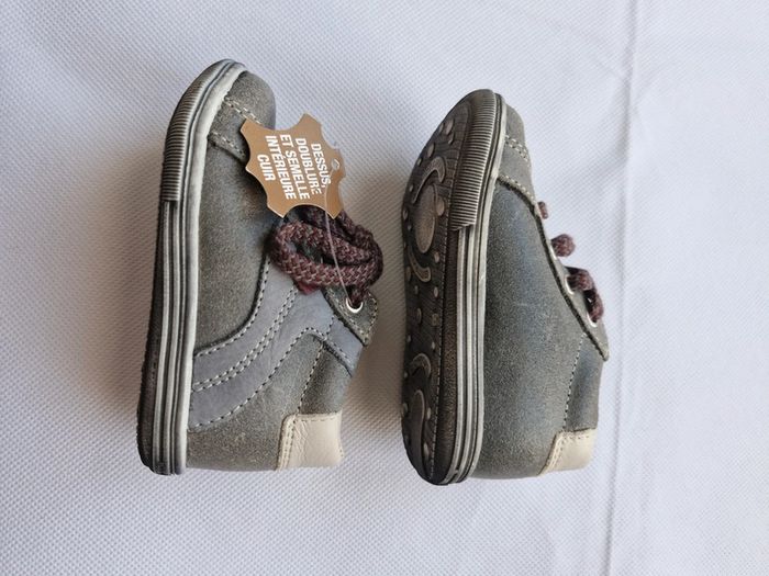 Chaussure premier pas 19 Baby by Gémo Gris