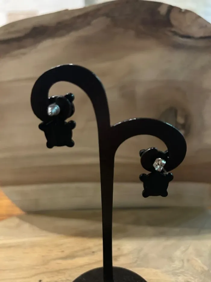 Boucles d’oreilles panda - photo numéro 2