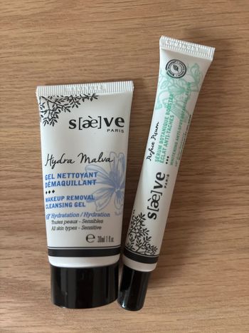 Lot Saève Paris – Gel nettoyant & sérum éclat anti-taches – Neufs