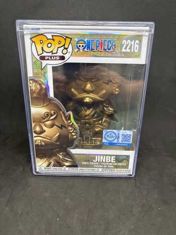 Funko pop one piece jinbe bronze statue 2216 protection