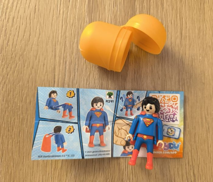 figurine playmobil superman kinder