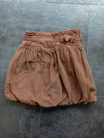 Jupe marron Vertbaudet taille 8 ans