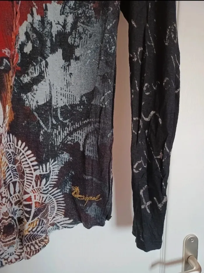 Tee shirt manches longues Desigual - photo numéro 8
