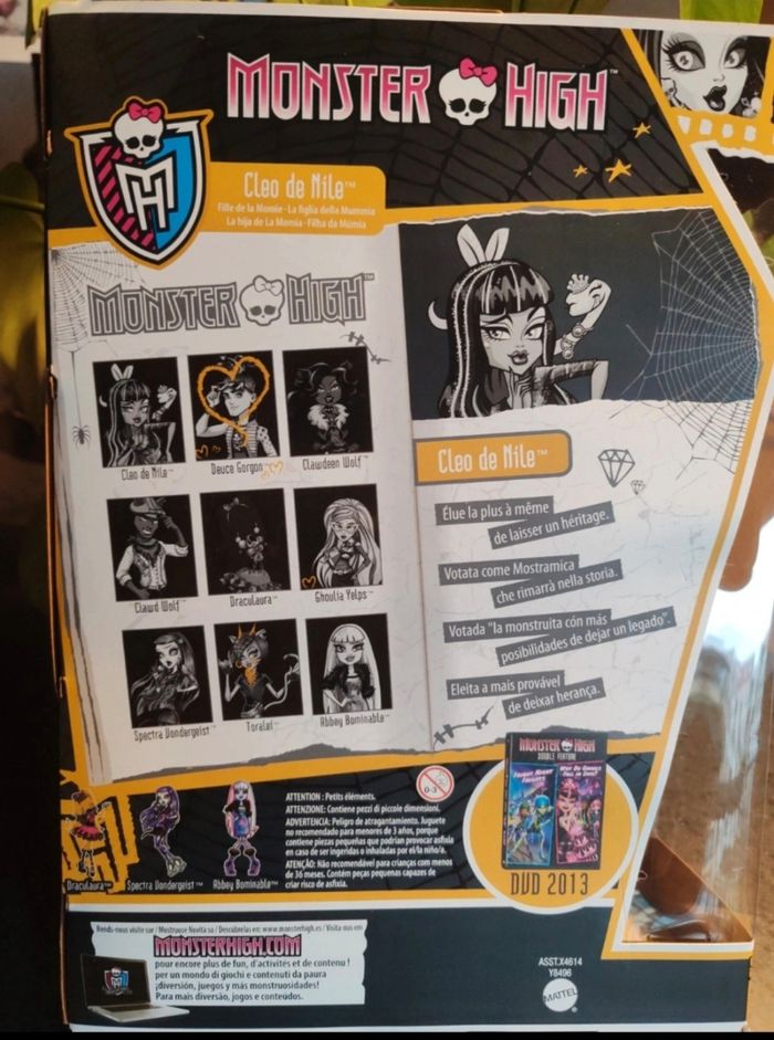 Monster High Cleo de Nile – Picture Day 2013 – Neuve & Scellée – Collector - photo numéro 2
