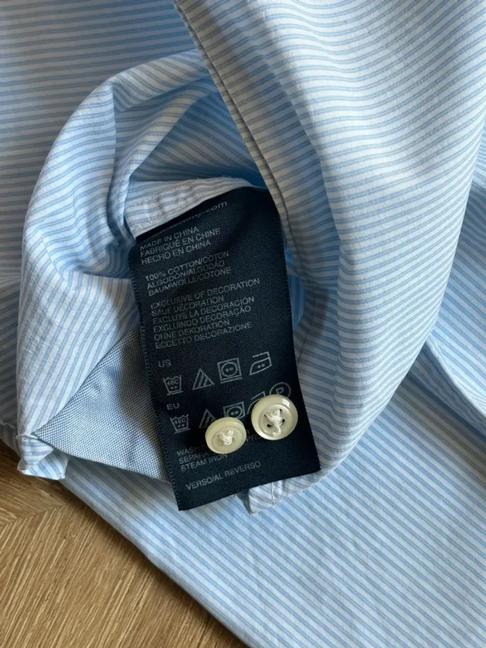 Chemise Tommy H rayée - photo numéro 5