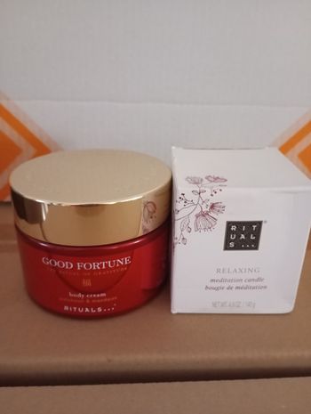 Bougie et crème corps 220ml good fortune