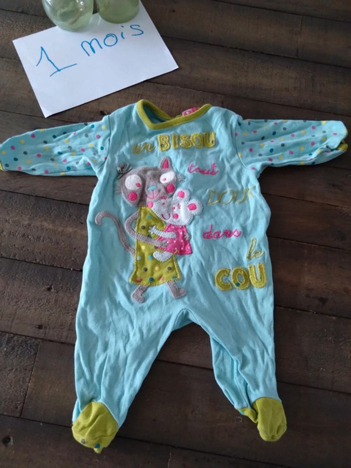 Pyjama bébé bébé garçon 1 mois du pareil au même