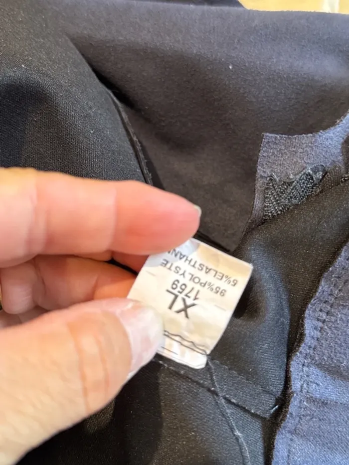 Jolie veste, coupe perfecto en suédine bleu marine femme - photo numéro 7