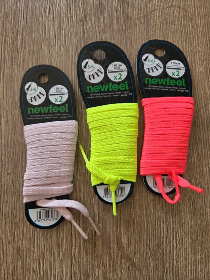 Lot de lacets colorés - photo numéro 3