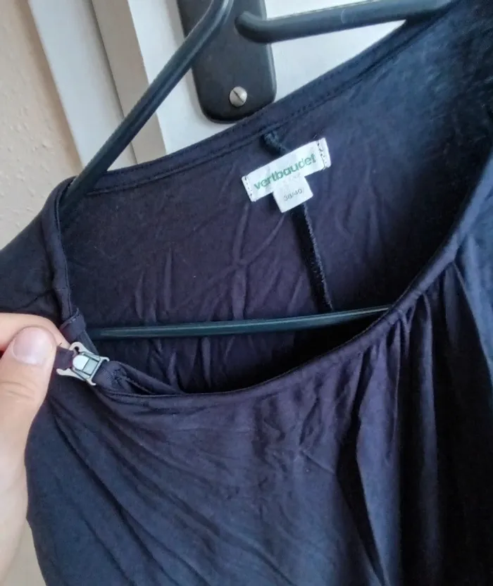 Haut t-shirt allaitement verbaudet noir neuf 38/40 - photo numéro 2