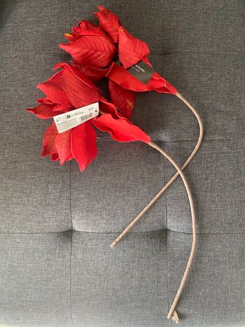 Fleur artificielle décorative x2