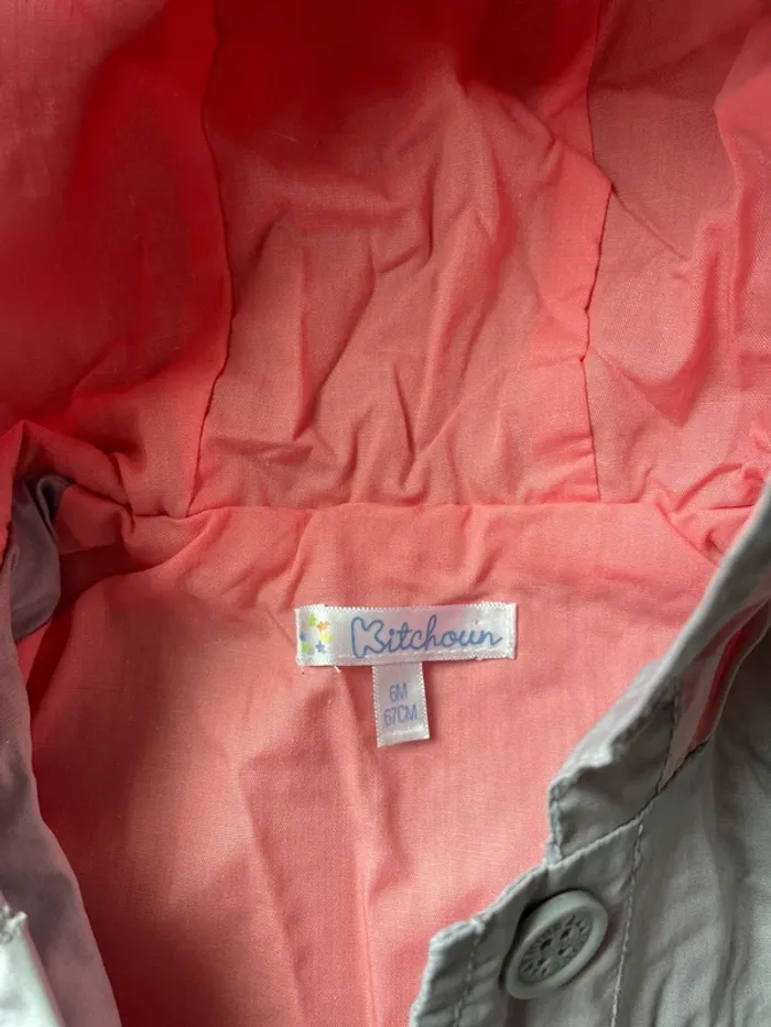 Parka gris rose - photo numéro 2