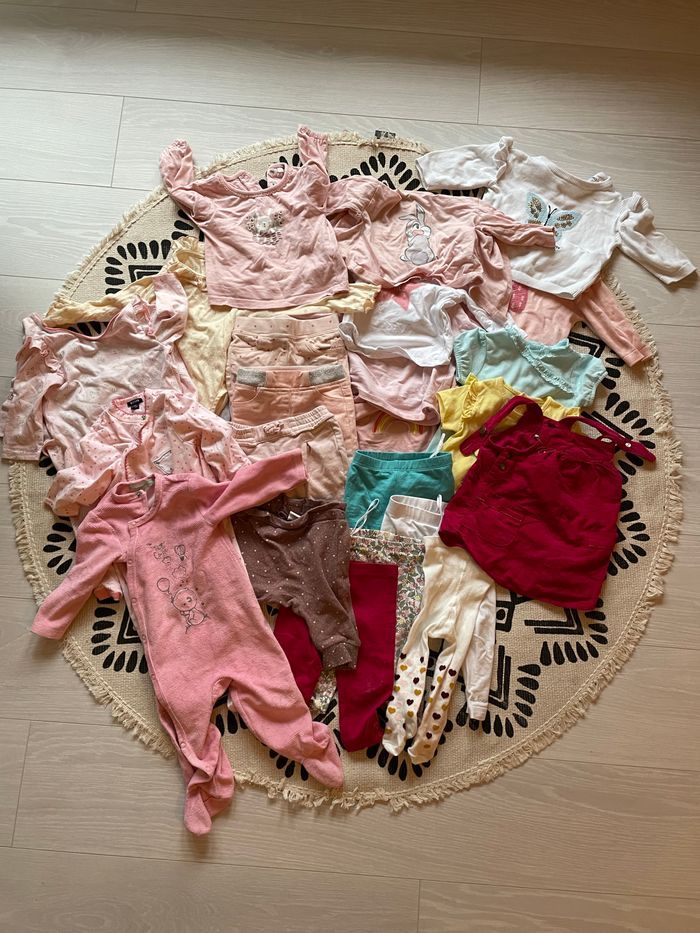 Lot 6 mois fille 25 pièces