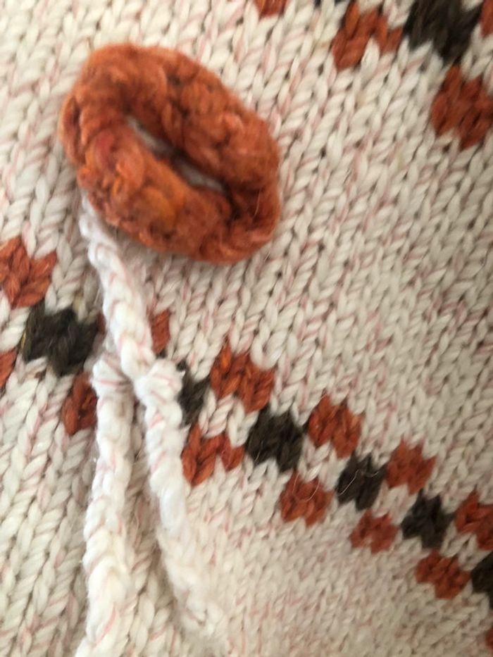 Poncho 5 ans à capuche style bohème enfant - photo numéro 9