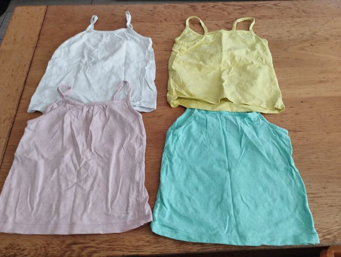 Lot de 4 débardeurs