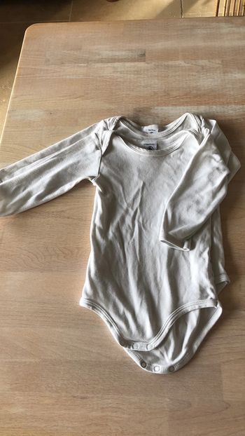 Lot de 3 bodys Petit Bateau