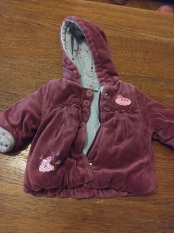 Doudoune blouson d'hiver bébé 6 mois