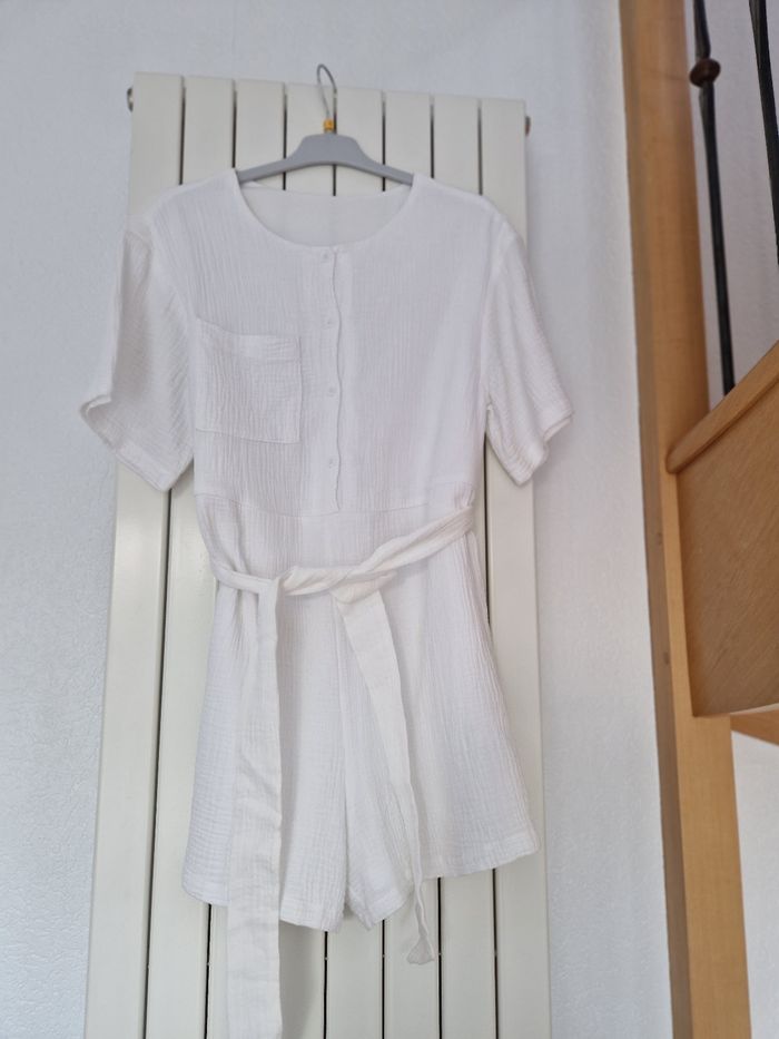 combi short doublé avec ceinture - photo numéro 5