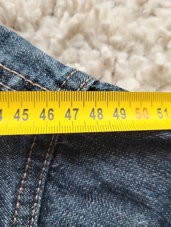 Veste en jean bleue foncée Dynam Taille 46 48 - photo numéro 10