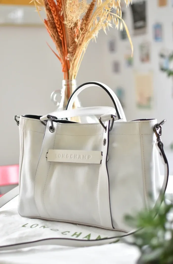 Sac Longchamp en Cuir de Veau - Très Bon État - photo numéro 6