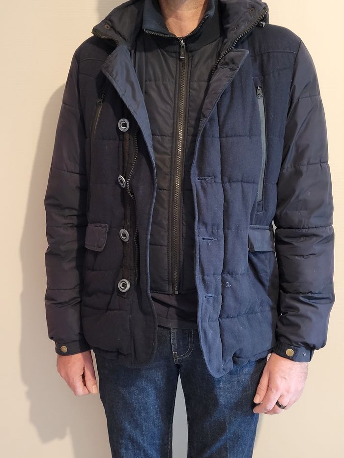Parka marine Devred taille S - photo numéro 3