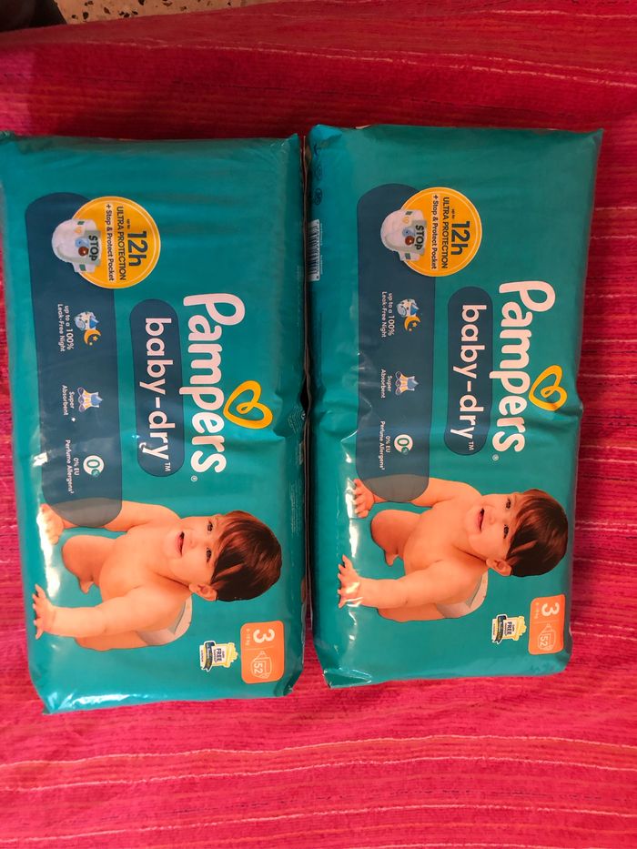 Couché Pampers taille 3