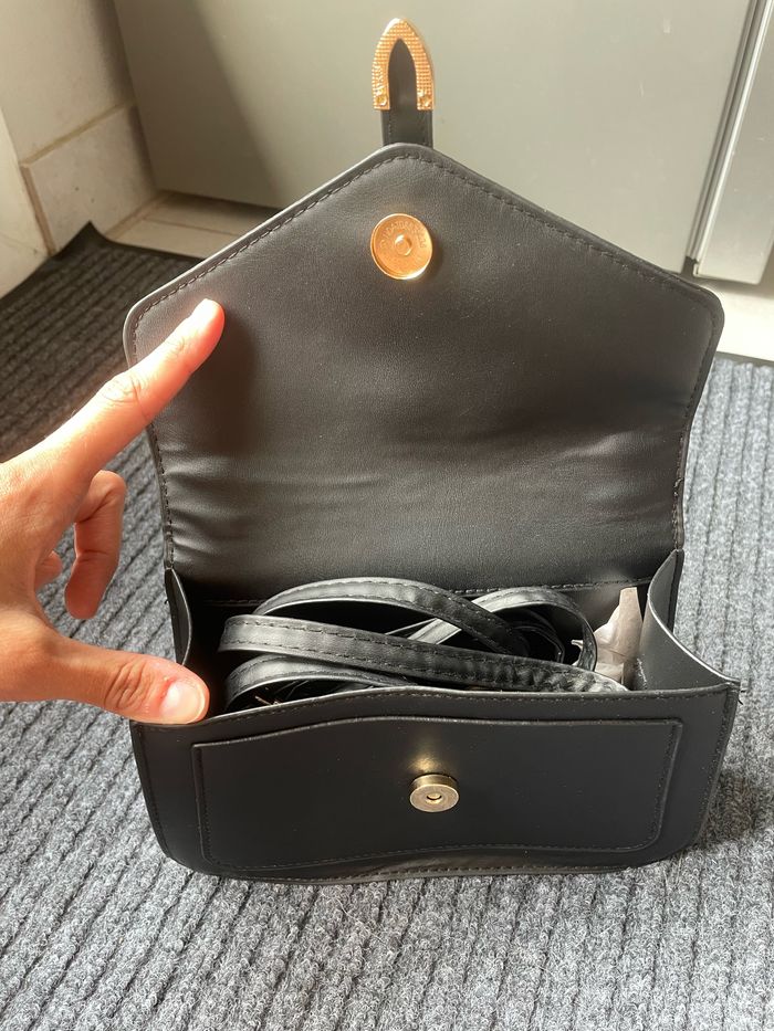Sac bandoulière neuf noir - photo numéro 2