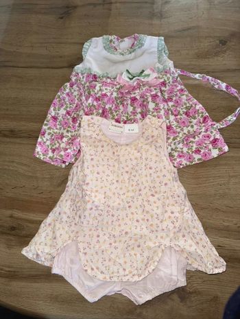 Lot de 2 robes 6mois