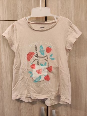 T shirt été imprimé smoothie Kiabi 5 ans